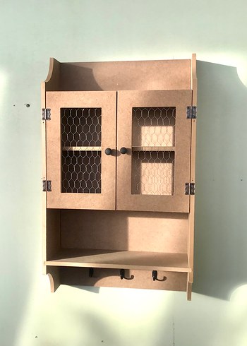 Ham mdf terek tel dolap - Görsel 7