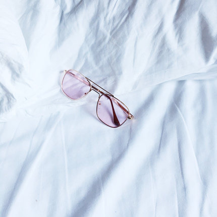 Vintage Love Pembe cam retro