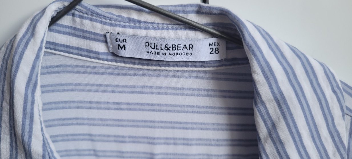 Düğmeli Çizgili Kadın Gömlek - Görsel 2