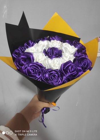 İki renk solmayan gül buketi - Görsel 4