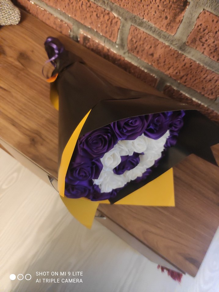 İki renk solmayan gül buketi - Görsel 5