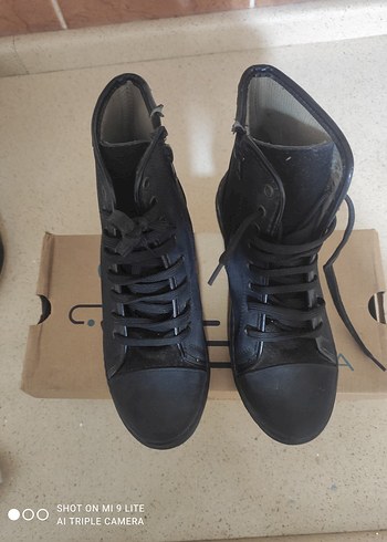 Kahverengi Erkek Street Style Bot - Görsel 4