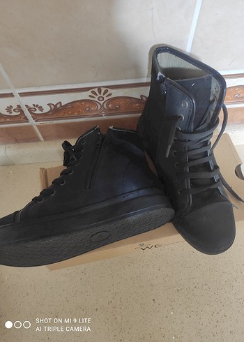 Kahverengi Erkek Street Style Bot - Görsel 3