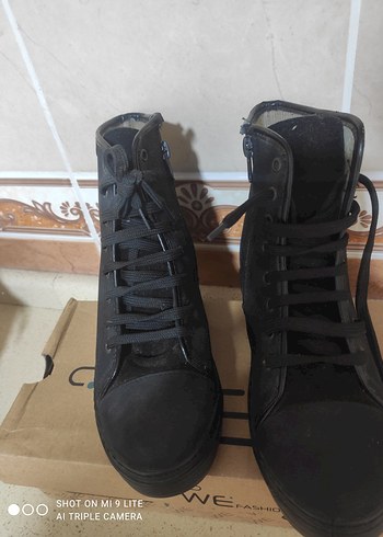 Kahverengi Erkek Street Style Bot - Görsel 2