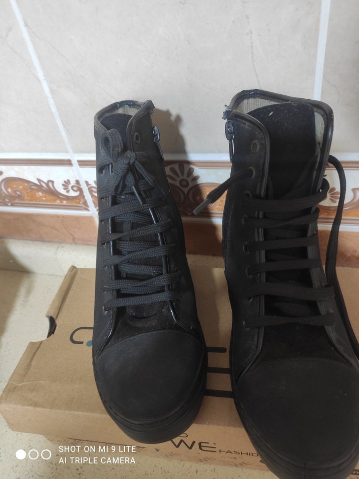 Kahverengi Erkek Street Style Bot - Görsel 2