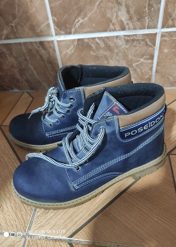 Mavi Gri Erkek Günlük Bağcıklı Ayakkabı - Görsel 3