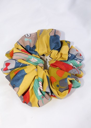 Renkli Fırfırlı Kadın Saç Tokası - Görsel 2