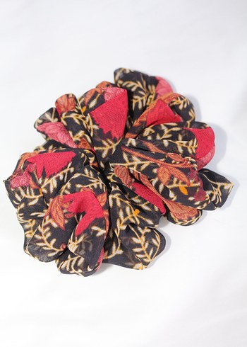 Renkli Fırfırlı Bohem Kadın Saç Tokası - Görsel 2