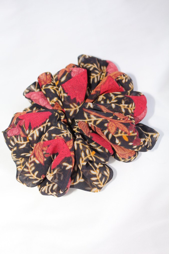 Renkli Fırfırlı Bohem Kadın Saç Tokası - Görsel 2