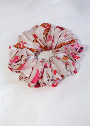 Pembe Renkli Pamuk Fırfırlı Saç Tokası - Görsel 2