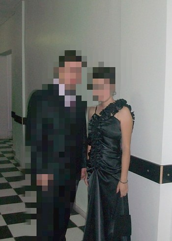 Siyah Abiye Elbise 36 beden - Görsel 4