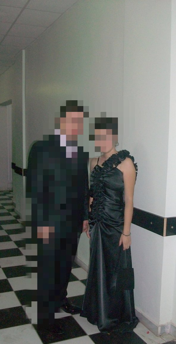 Siyah Abiye Elbise 36 beden - Görsel 4