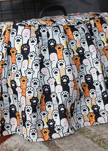 Renkli Baskılı Kedi Taşıma Kılıfı - Görsel 9