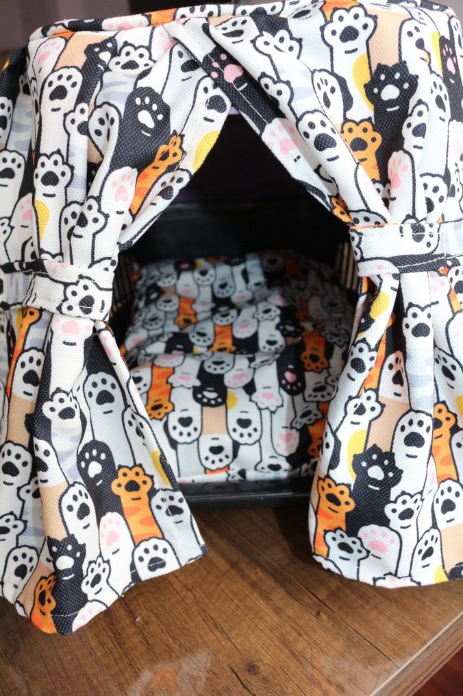 Renkli Baskılı Kedi Taşıma Kılıfı - Görsel 5