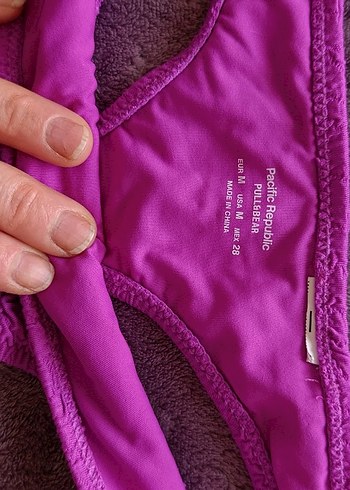 Pull and Bear pull & bear Dantelli Pembe Strappy Bikini
