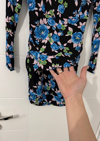 Zara Sırt Dekolteli Mini Elbise - Görsel 5