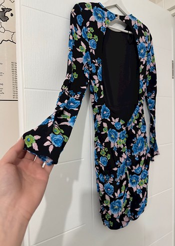 Zara Sırt Dekolteli Mini Elbise - Görsel 6