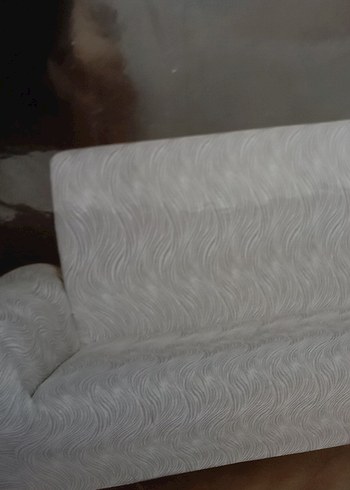 Gri Desenli Jakarlı Koltuk Örtüsü - Görsel 5