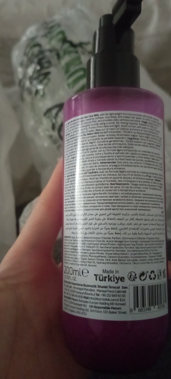 AGİVA SAÇ BAKIM SÜTÜ - Görsel 2