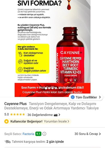 Diğer Vascu Flow Çoklu Bitkisel Destek Serum