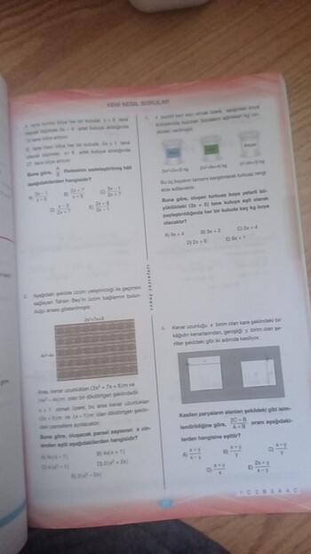  Beden Renk 10.SINIF MATEMATİK 