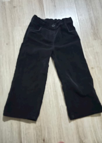 Siyah Erkek Çocuk Süet Pantolon 3-4 yaş - Görsel 2