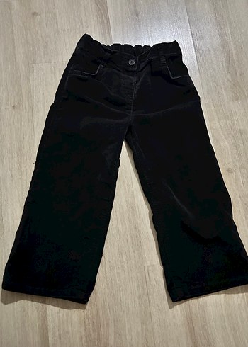 Siyah Erkek Çocuk Süet Pantolon 3-4 yaş - Görsel 3