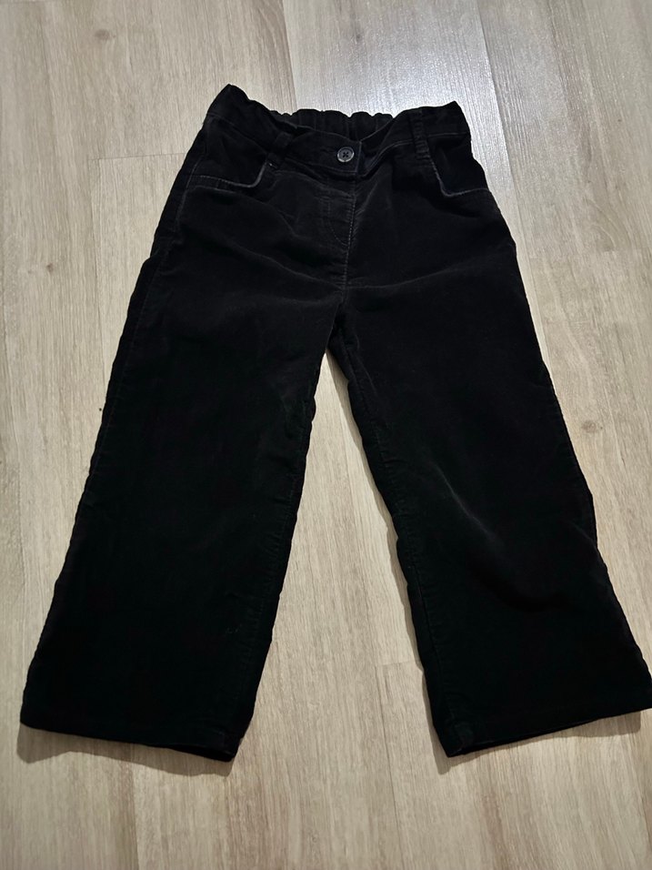 Siyah Erkek Çocuk Süet Pantolon 3-4 yaş - Görsel 3