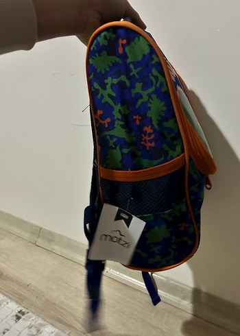 Renkli Dinozor Desenli Çocuk Sırt Çantası - Görsel 4