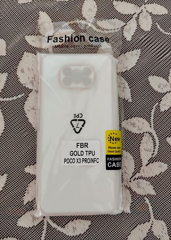 Poco x3 pro Parlak beyaz gold Telefon Kılıfı - Görsel 2