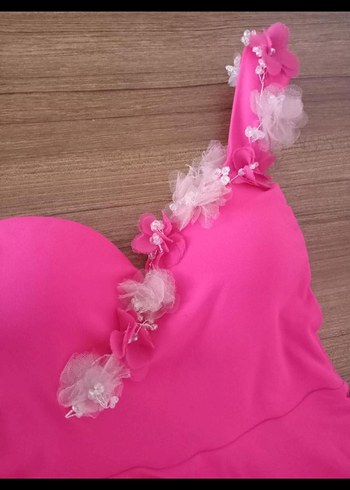 Forever New Pembe Tek Omuz Drapeli Mini Abiye Elbise