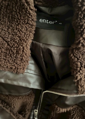 Kahverengi Kürklü Kadın Ceket - Görsel 2