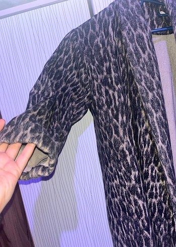 Leopar Desenli ceket - Görsel 3