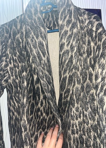Leopar Desenli ceket - Görsel 2