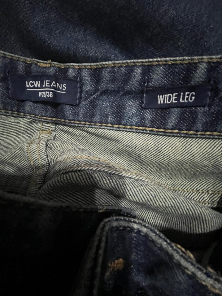 Lcw jeans Wide Leg kot pantolon - Görsel 5