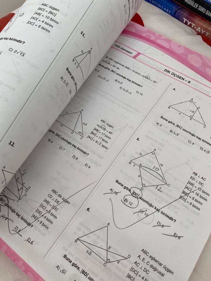 YGS Geometri Test Takımı - Çek Kopar - Görsel 5