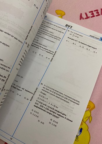 Beden Renk MUBA AYT Hasat Matematik 5'li Deneme Sınavı