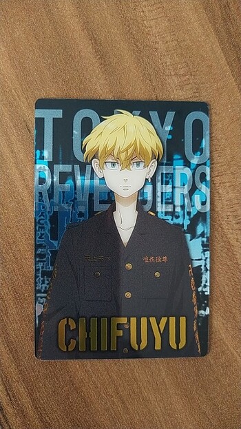 Orijinal Tokyo Revengers Chifuyu Matsuno karakter kartı 