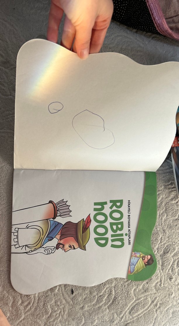 Robin Hood Hikayeli Boyama Kitabı - Görsel 2