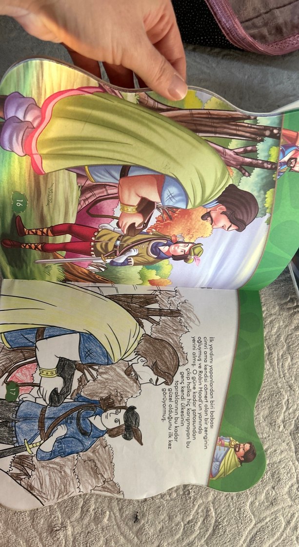 Robin Hood Hikayeli Boyama Kitabı - Görsel 4