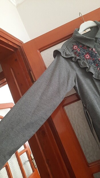 40 Beden Kemerli Elbise