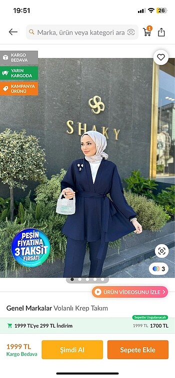İkili tesettür takım