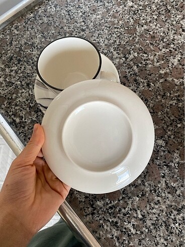 Beden beyaz Renk Çay kahve seti