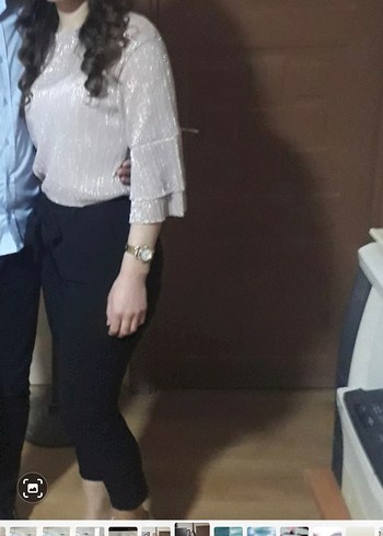 kendinden kemerli kumaş pantolon