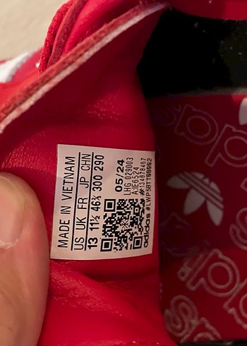 ADİDAS SAMBA ERKEK KIRMIZI 46 - Görsel 5