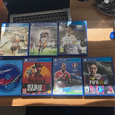 Ps4 oyun rdr2 pes fifa