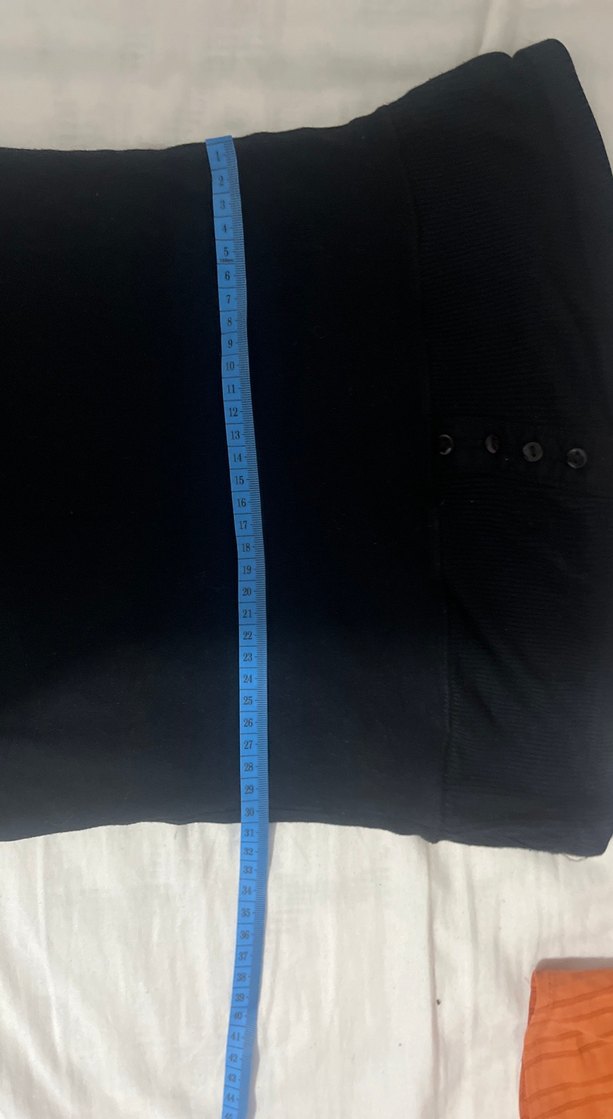 Düğmeli Straplez Siyah straplez  ust - Görsel 3