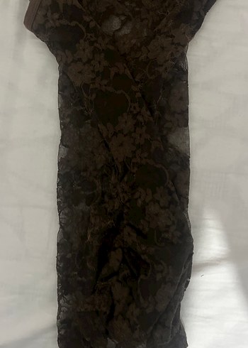 Dantel Detaylı Kahverengi İnce Askılı Atlet - Görsel 6