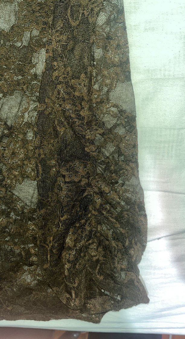 Dantel Detaylı Kahverengi İnce Askılı Atlet - Görsel 5