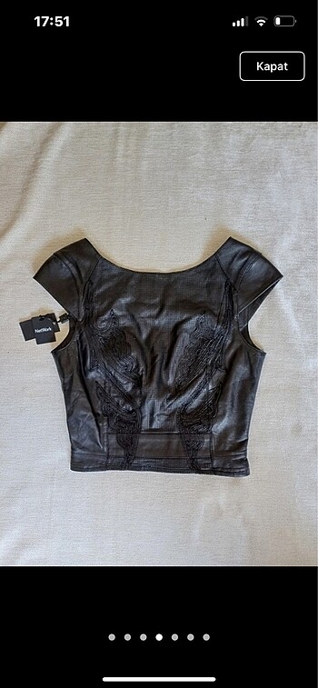 Network killstar goth deri crop